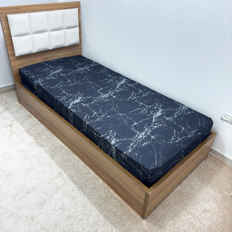 ملحفه ناتوسا مدل کشدار گرانیت یک نفره سایز 90×200 سانتی متر