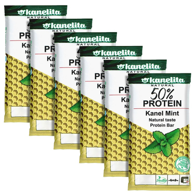پروتئین بار گیاهی کنل نعنا کنلیتا وزن 45 گرم بسته 6 عددی