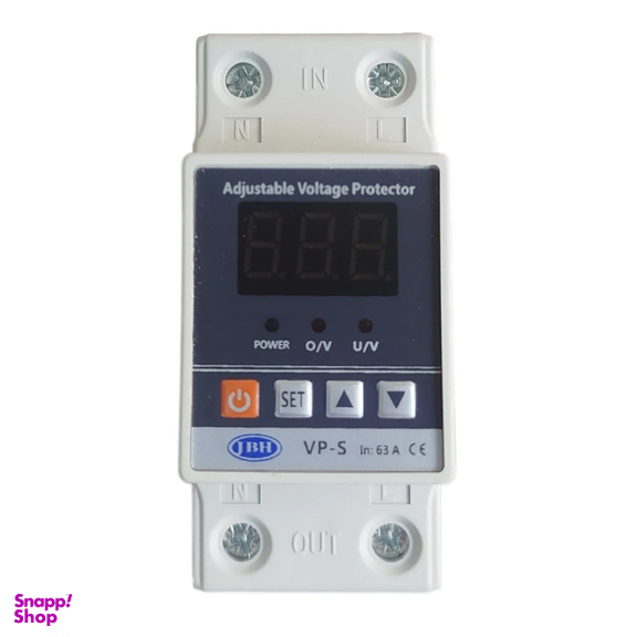 محافظ ولتاژ تک فاز دیجیتال جی بی اچ کد JBH/VP-S/1PH/63A