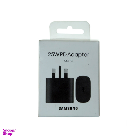 شارژر 25 وات طرح سامسونگ مدل NB-0009 به همراه کابل Type-C و تبدیل 3 به 2