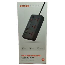 USB هاب و چندراهی برق پرودو مدل PD-FWCH013-BK