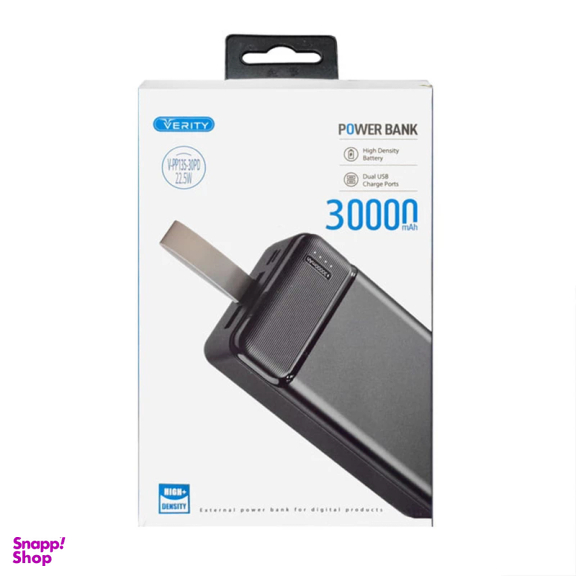 پاوربانک وریتی مدل v-pp135--30pd ظرفیت 30000 میلی آمپر ساعت
