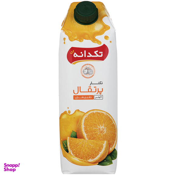 نکتار پرتقال تکدانه حجم 1 لیتر