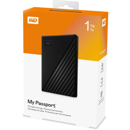 هارد اکسترنال وسترن دیجیتال سری My Passport مدل WDBYvg0010BBK-WESN ظرفیت 1 ترابایت