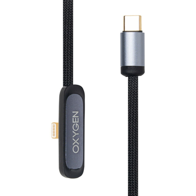 کابل دیتا Lightning به Type-C اکسیژن مدل LX16 طول 1.2 متر