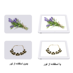 چادر عکاسی پلوز مدل Shadowless - PKT3200 به همراه پنل نور ثابت ال ای دی سایز 29×29 سانتی متر