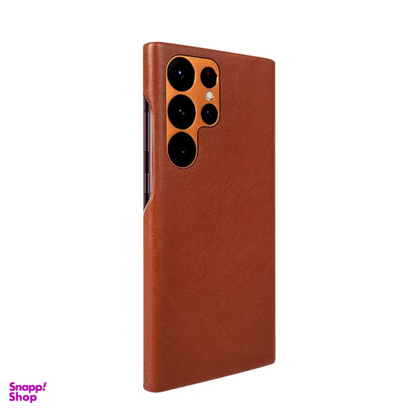 کاور چرمی کی زد دوو مدل Noble Collection Leather مناسب برای گوشی موبایل سامسونگ Galaxy S23 Ultra