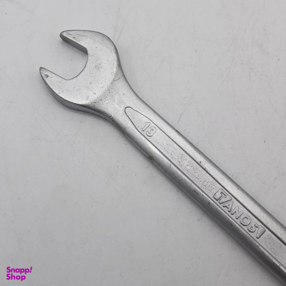 آچار یکسر تخت و یکسر رینگی تانوس مدل SMT-TANOS-14MM-RING TAKHT سایز 13 میلی متر