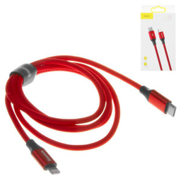 کابل تبدیل USB-C به لایتنینگ باسئوس مدل Yiven طول 1 متر