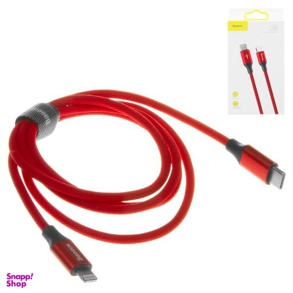 کابل تبدیل USB-C به لایتنینگ باسئوس مدل Yiven طول 1 متر