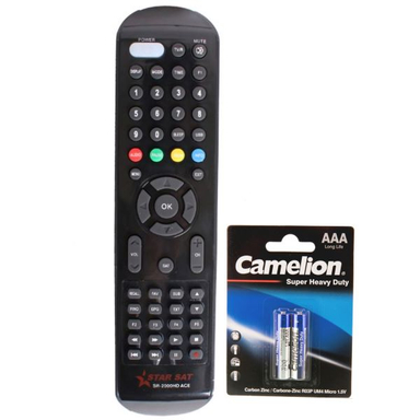 ریموت کنترل استارست مدل SR-2000HD به همراه باتری