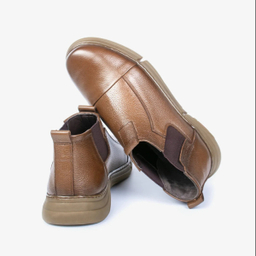 نیم بوت مردانه مدل S3 رنگ گردویی