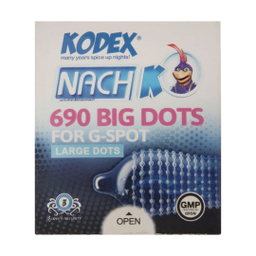 کاندوم کدکس مدل Big Dots بسته 3 عددی