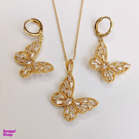 نیم ست زنانه وای اس ایکس مدل جواهری پروانه