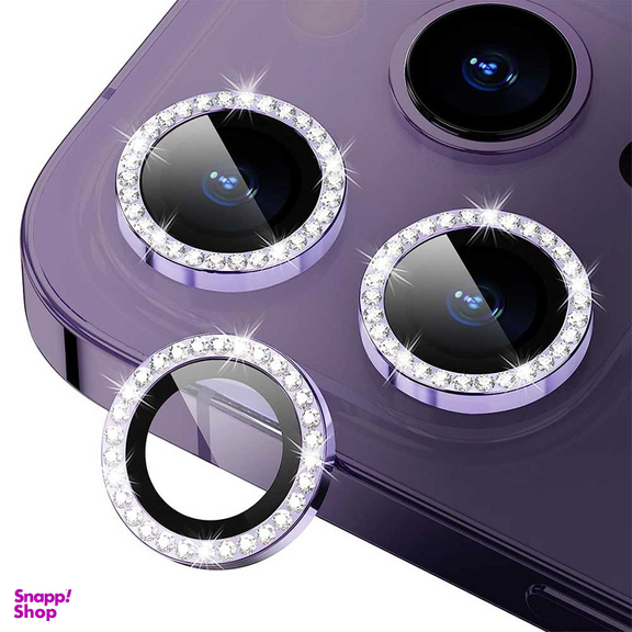 محافظ لنز دوربین بوف مدل Diamond-Luxury مناسب برای گوشی موبایل اپل iphone 14 Pro Max / 14 Pro