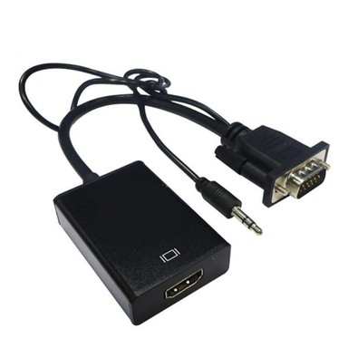 تبدیل VGA به HDMI ونتولینک مدل ven-547 همراه کابل صدا