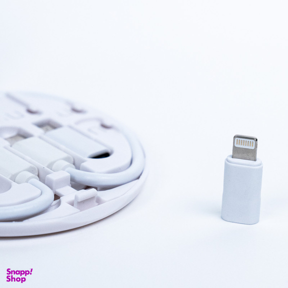 کابل تبدیل USB-C به USB-C و لایتنینگ و USB و micro-USB فوربری مدل RC190 طول 0.23 متر