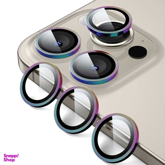 محافظ لنز دوربین بوف مدل HD-ColorLenz مناسب برای گوشی موبایل اپل Iphone 15 Pro Max / 15 Pro