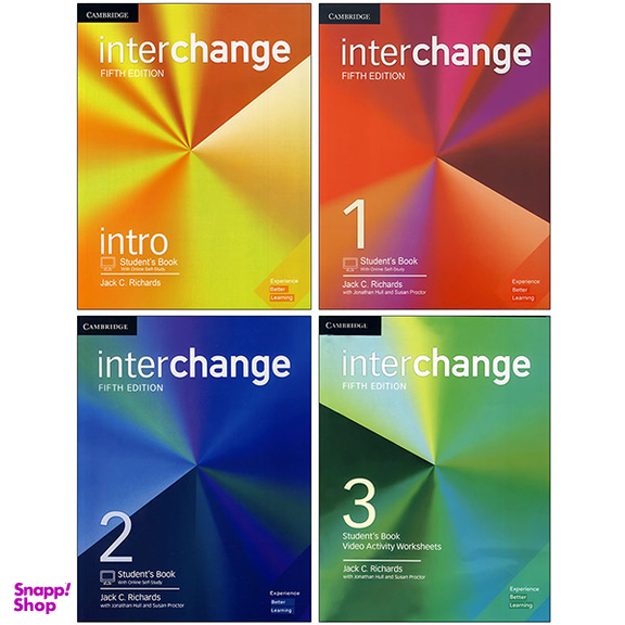 کتاب Interchange اثر Jack C. Richards انتشارات کمبریدج 4 جلدی