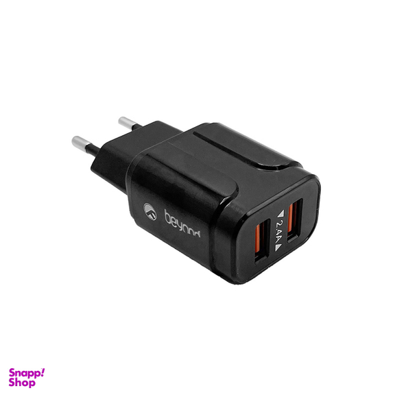 شارژر دیواری دو پورت بیاند مدل BA-206 12W
