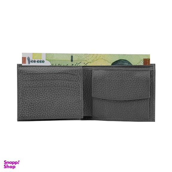 کیف پول مردانه نوین چرم مدل ولگا کد Fm- PE2663