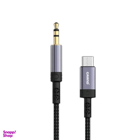کابل AUX به Type-C گرند مدل GK-T3 طول 1 متر