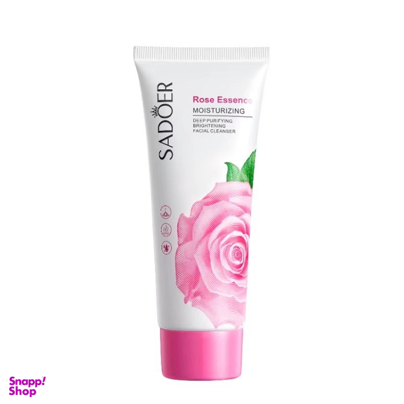 فوم شستشو صورت سادور مدل گل رز وزن 100 گرم