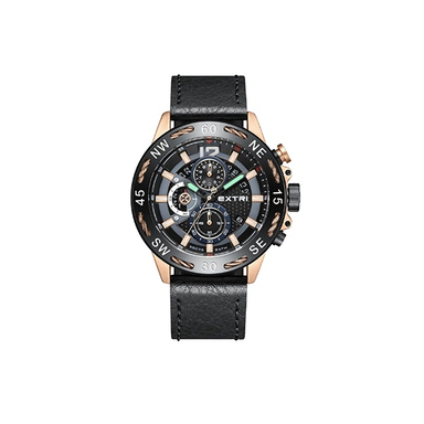 ساعت عقربه ای مردانه اکستری کد X6035-B رنگ مشکی مسی