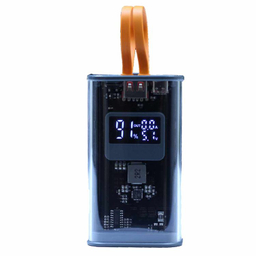 پاوربانک شفاف شیشه ای کد SH-1058 ظرفیت 10000 میلی آمپر ساعت