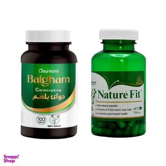 پک کپسول لاغری نیچرفیت دیموند بسته 60 عددی و قرص دوای بلغم دیموند بسته 100 عددی مجموعه 2 عددی