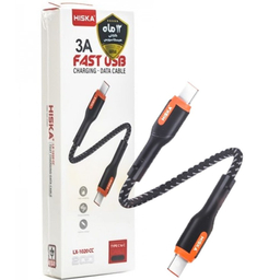 کابل تبدیل USB به USB-C هیسکا مدل LX-1020C طول 20 سانتی متر