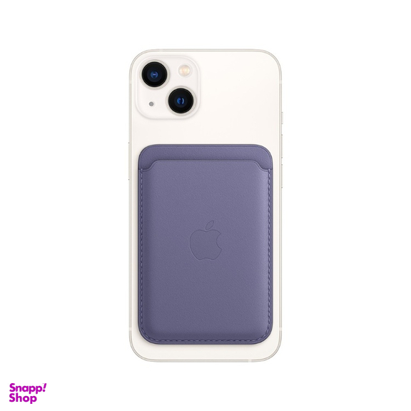 جا کارتی مغناطیسی پشت گوشی موبایل اپل مدل iPhone Leather MagSafe Wallet