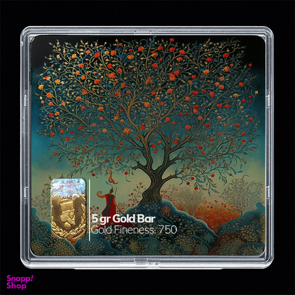 شمش طلا 18 عیار مدوپد مدل SG10699