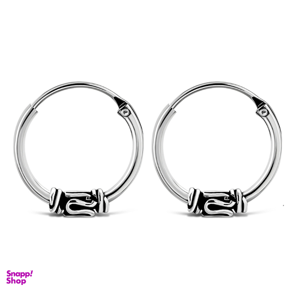 گوشواره نقره زنانه گیرا مدل سیاه قلم کد G682