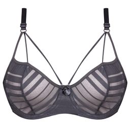 ست شورت و سوتین زنانه کارنا رز مدل فنردار کد 3389-22 رنگ طوسی