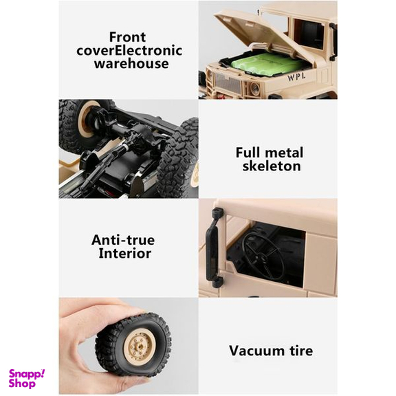 ماشین بازی کنترلی دبلیو ال تویز مدل کامیون جنگی سری Off Road Military