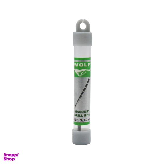 مته الماسه سرامیک و گرانیت ولف مدل YP-MASONRY-3*60MM سایز 3 میلی متر