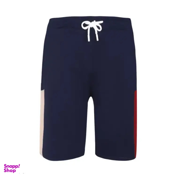 ست تیشرت و شلوارک مردانه مادر مدل دایان کد AM-MA48P رنگ سرمه ای