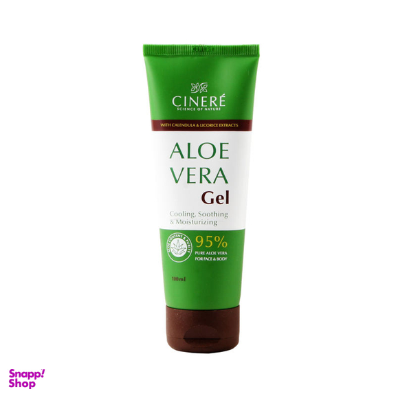 ژل مرطوب کننده سینره مدل آلوئه ورا حجم 100 میلی لیتر مجموعه 2 عددی