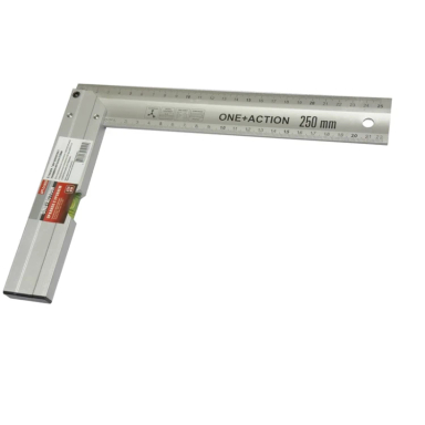 گونیا نجاری وان اکشن مدل تراز دار کد YP-ONE ACTION-25CM-TARAZDAR سایز 25 سانتی متر