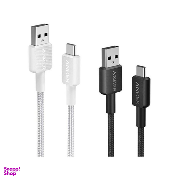 کابل دیتا USB به Type-C انکر مدل 322 A81H6 طول 1.8 متر