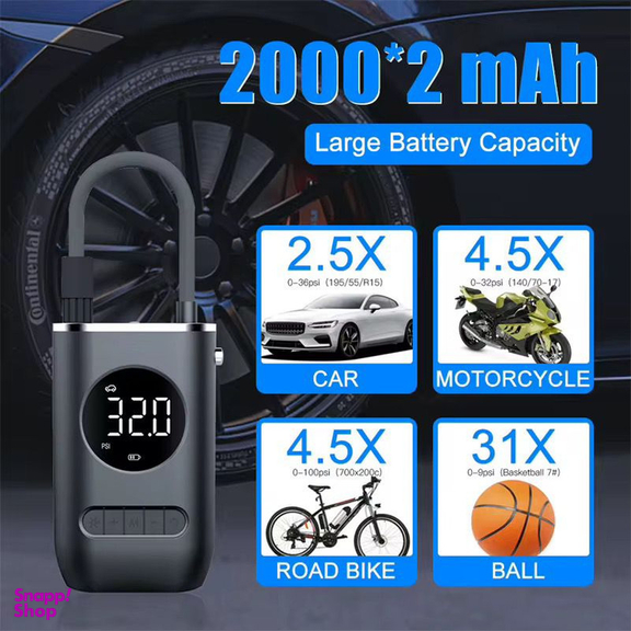 کمپرسور پمپ باد شارژی مدل CZK-3668