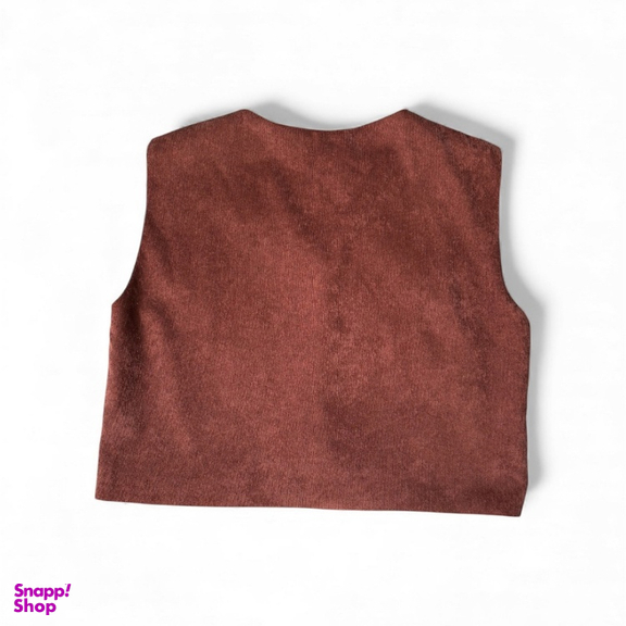 جلیقه رسمی زنانه مدل Matchbrown رنگ قهوه ای