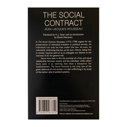 کتاب The Social Contract اثر ژان ژاک روسو انتشارات وردز ورث ادیشن
