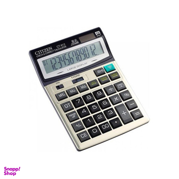 ماشین حساب سیتیزن مدل CT-912S کد 4424