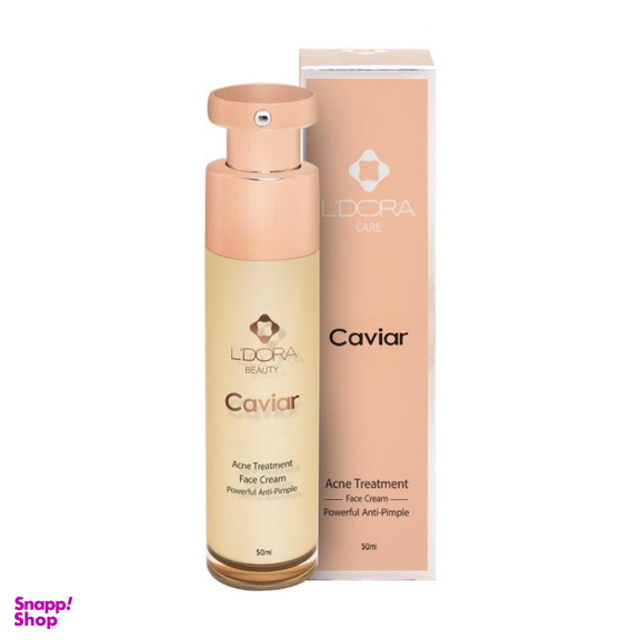ژل ضد جوش لدورا مدل Caviar کد 0100 حجم 50 میلی لیتر