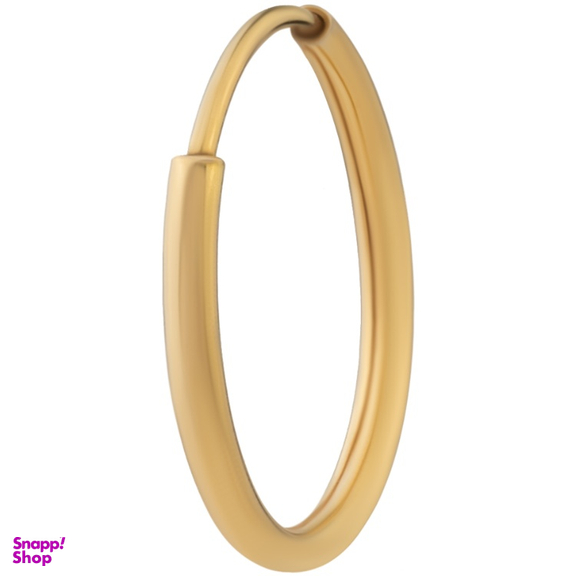 گوشواره طلا 18 عیار زنانه داریم مدل حلقه ای کوچک