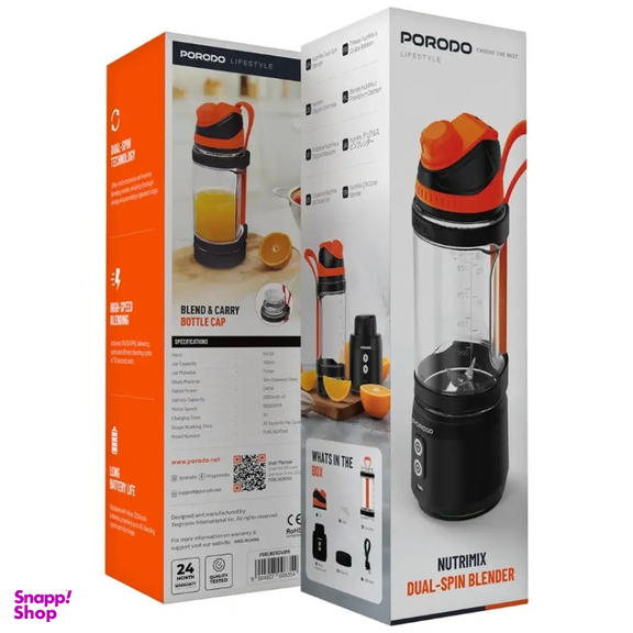 مخلوط کن شارژی قابل حمل پرودو مدل Nutrimi× Dual-Spin Blender کد PDBLNDR240