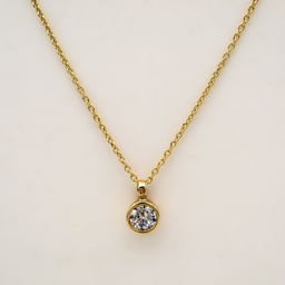 گردنبند طلا 18 عیار زنانه کاپانی مدل kn091