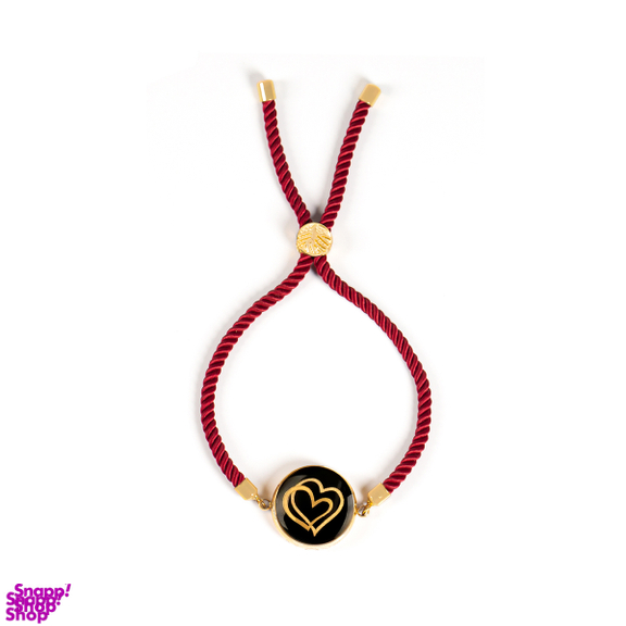 دستبند زنانه الون مدل مارشال دو قلب